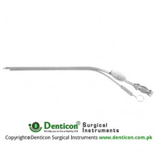 House Suction Tube With Finger Cutt Off Stainless Steel, Suction Diameter - Irrigation Diameter 1.5 mm Ø - 1.2 mm Ø